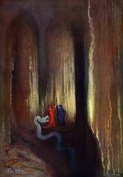 Caverna oscura, 1906 da Hermann Hendrich