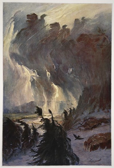 La Cavalcata delle Valchirie, 1906 da Hermann Hendrich