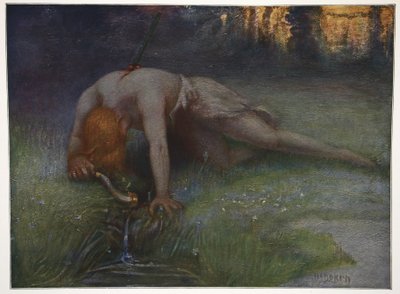 La morte di Sigfrido, 1906 da Hermann Hendrich