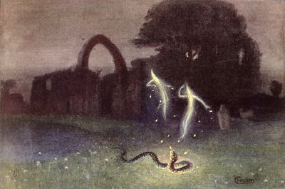 Fuoco fatuo e Serpente da Hermann Hendrich