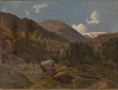 Paesaggio norvegese da Hermann Kauffmann the Elder