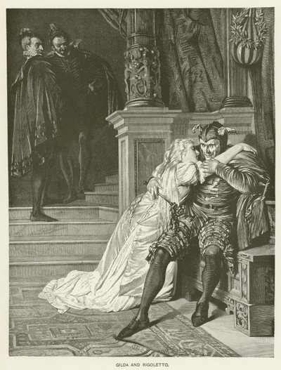 Gilda e Rigoletto da Hermann Kaulbach