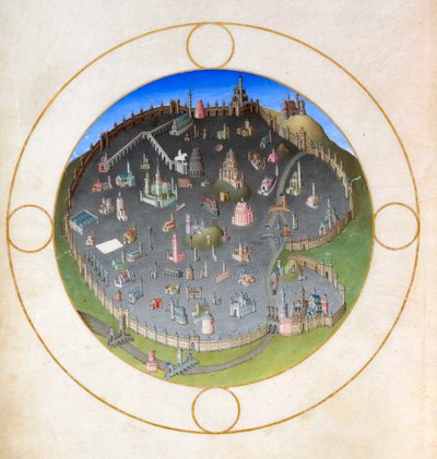 Piano di Roma da Hermann Limbourg