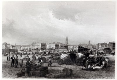 Al Molo Levee a New Orleans, c.1840 da Hermann Meyer