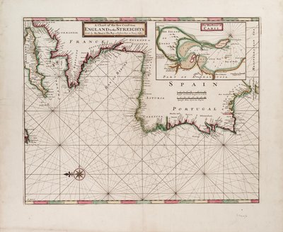 Carta della costa marittima dall