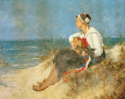 Momento di riflessione sulla spiaggia da Hermann Seeger