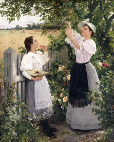 I raccoglitori di ciliegie, 1894 da Hermann Seeger