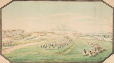 Attacco al treno del generale Marcy, 1867 da Hermann Stieffel