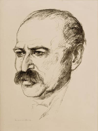 Ritratto di Lesser Ury da Hermann Struck