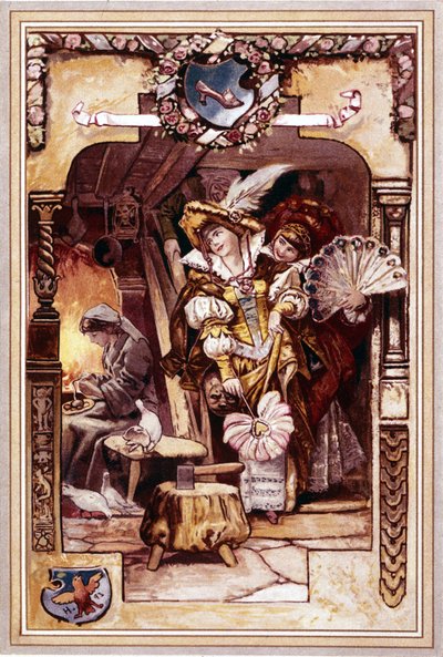Cenerentola. Illustrazione di Hermann Vogel da Hermann Vogel