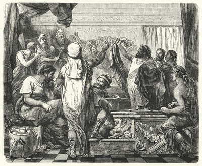 Fabio Massimo dichiara guerra ai Cartaginesi, 218 a.C. da Hermann Vogel