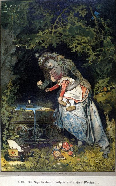 Illustrazione di Vogel per un racconto dei fratelli Jacob (1785-1863) e Wilhelm (1786-1859) Grimm da Hermann Vogel