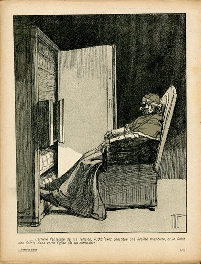 Il Piatto di Burro, numero 143, Satirico in N & B da Hermann Vogel