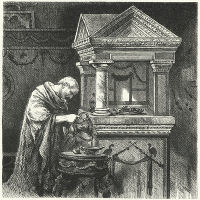 Offerte in un tempio nell