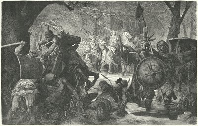 La crociata di Ottocaro II di Boemia contro i pagani Prussiani, 1255 da Hermann Vogel