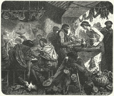 Scena in una taverna nell