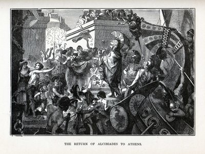 Il Ritorno di Alcibiade ad Atene da Hermann Vogel