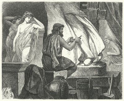 Lo studio dello scultore ateniese Prassitele da Hermann Vogel