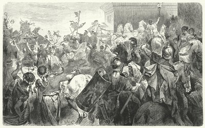Trionfo di Scipione Emiliano dopo la distruzione di Cartagine nella Terza Guerra Punica, 146 a.C. da Hermann Vogel