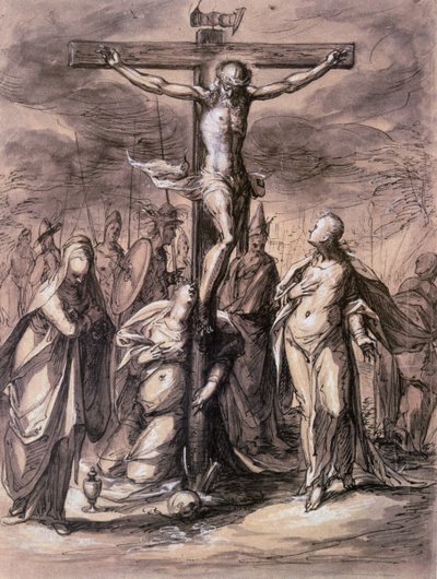 Cristo sulla Croce, XVII secolo da Hermann Weyer