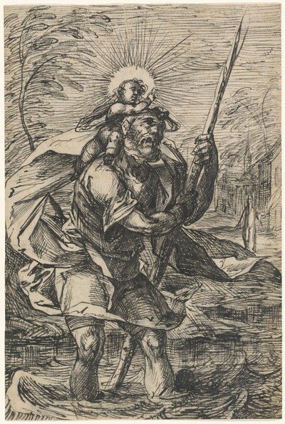 San Cristoforo (recto) da Hermann Weyer