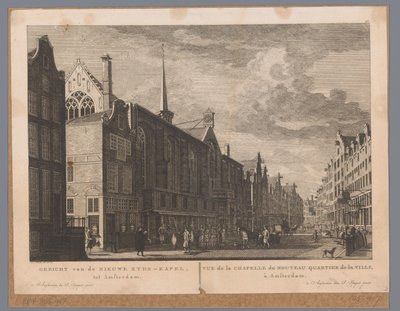 Veduta della Heilige Stede (Nieuwezijds Kapel) ad Amsterdam da Hermanus Petrus Schouten (possibly)