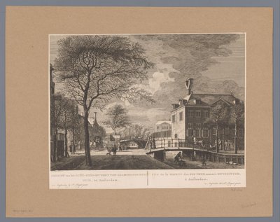 Veduta della Casa degli Anziani di Oudezijds ad Amsterdam da Hermanus Petrus Schouten (possibly)