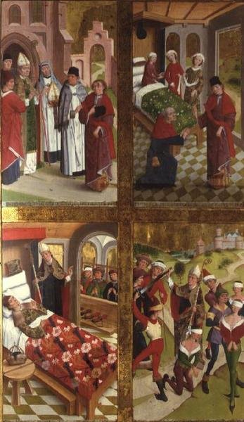 Scene della vita di San Nicola dalla sezione interna dell