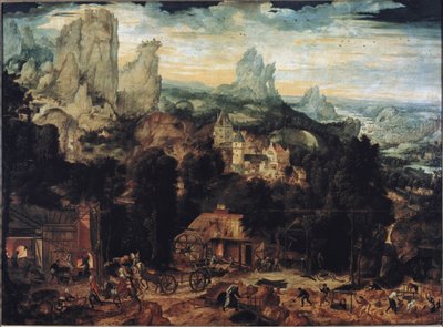Miniere di rame da Herri met de (c.1510 p.1550) Bles