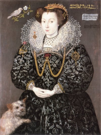 Elisabetta Brydges 1589 da Hieronimo Custodis
