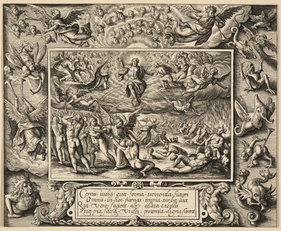 Il Giudizio Universale da Hieronymous Wierix