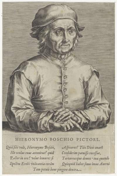 Ritratto di Hieronymus Bosch da Hieronymus (after) Bosch