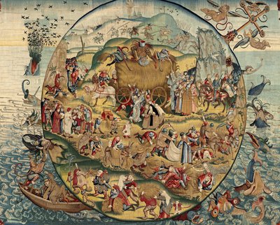 Arazzo ispirato al lavoro di Hieronymus Bosch, c.1560 da Hieronymus (after) Bosch