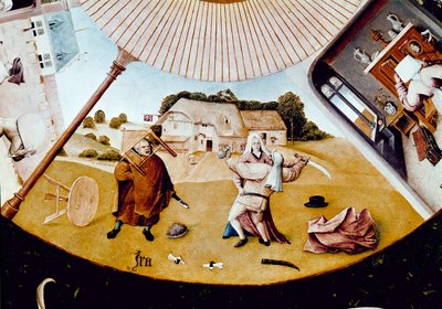Ira (dettaglio) da Hieronymus Bosch