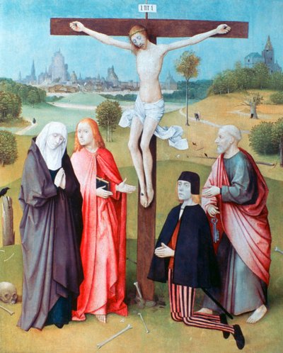 Cristo sulla Croce con Donatori e Santi, c1480-1516 da Hieronymus Bosch