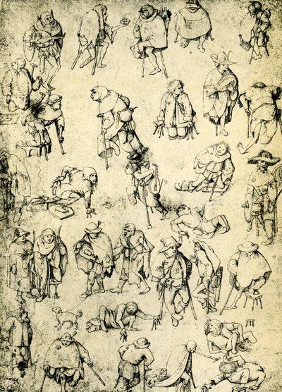 Zoppi, mendicanti e musicisti mendicanti da Hieronymus Bosch
