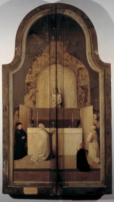 La messa di San Gregorio da Hieronymus Bosch