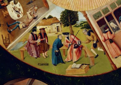 I sette peccati capitali e le quattro ultime cose da Hieronymus Bosch