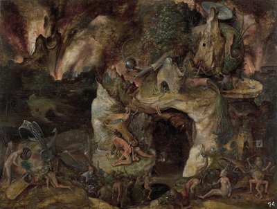 Paesaggio infernale da Hieronymus Bosch