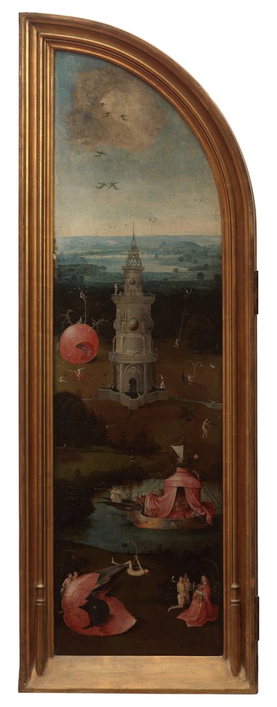 Pannello sinistro del Giudizio Universale da Hieronymus Bosch