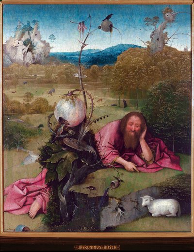 San Giovanni Battista nel deserto da Hieronymus Bosch