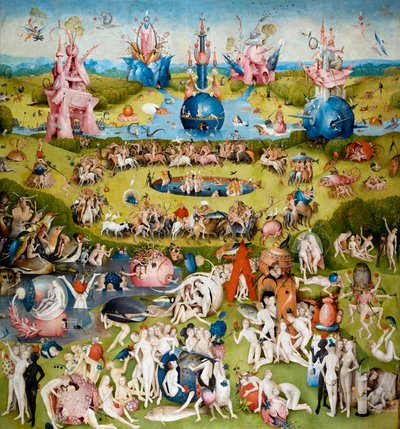 Il giardino delle delizie, pannello centrale, c. 1500 da Hieronymus Bosch