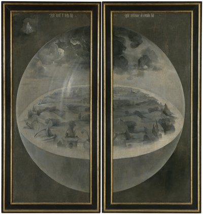 Il Giardino delle Delizie. Trittico, retro: La Creazione da Hieronymus Bosch