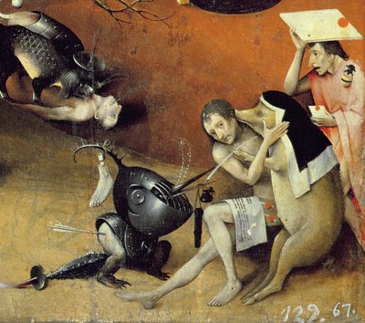 Il giardino delle delizie, c.1500 (dettaglio) da Hieronymus Bosch
