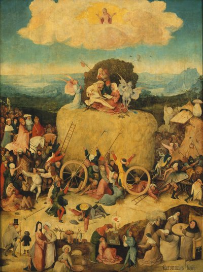 Il Trittico del Carro di Fieno Pannello centrale, c. 1516 da Hieronymus Bosch