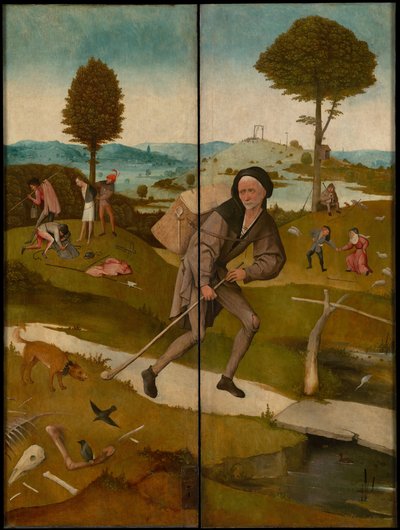 Trittico di Haywain, 1516 circa (esterno) da Hieronymus Bosch