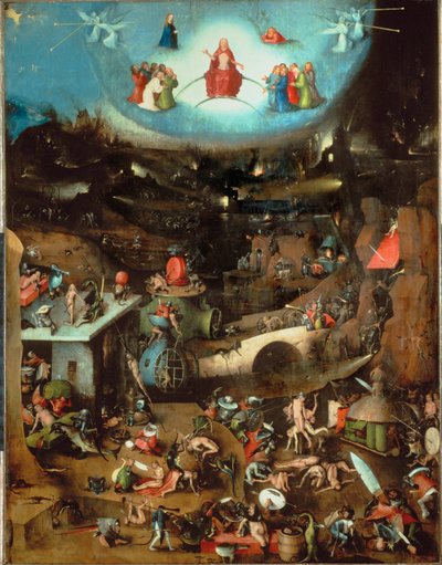 Il Giudizio Universale, pannello centrale (olio su legno di quercia) da Hieronymus Bosch