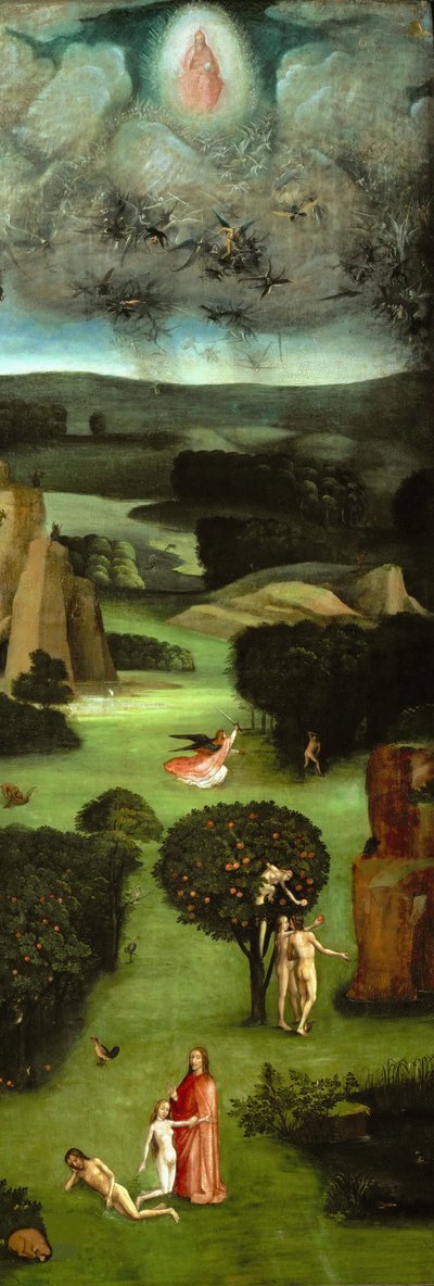Il Giudizio Universale Trittico, pannello sinistro, ca 1485 da Hieronymus Bosch