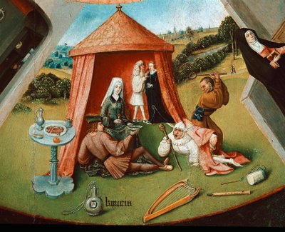 La lussuria (dettaglio) da Hieronymus Bosch