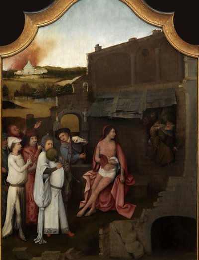 Trittico di Giobbe Pannello centrale, primo quarto del XVI sec. da Hieronymus, Bosch